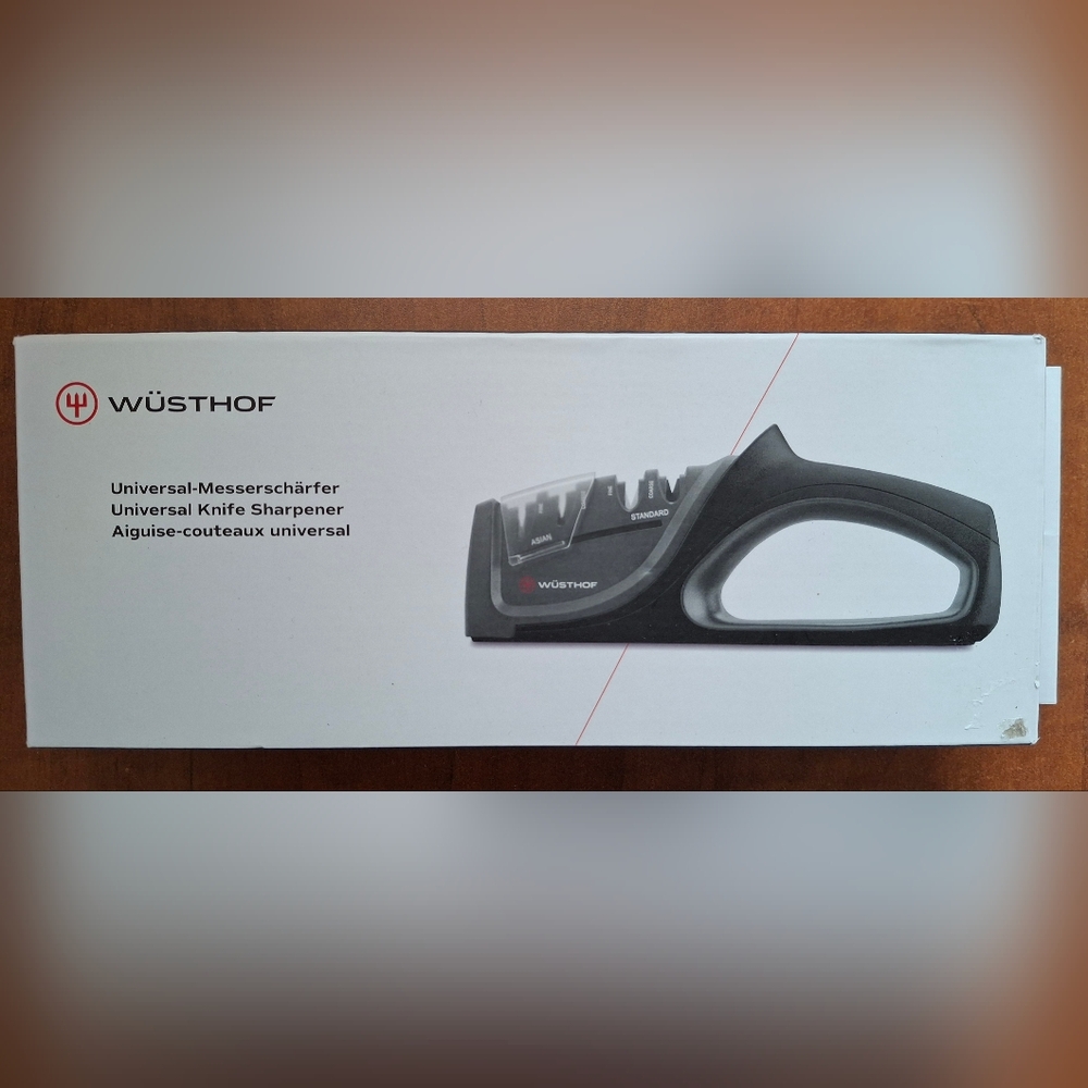 WÜSTHOF Universal Hand-Held Knife Sharpener - Gray/Black